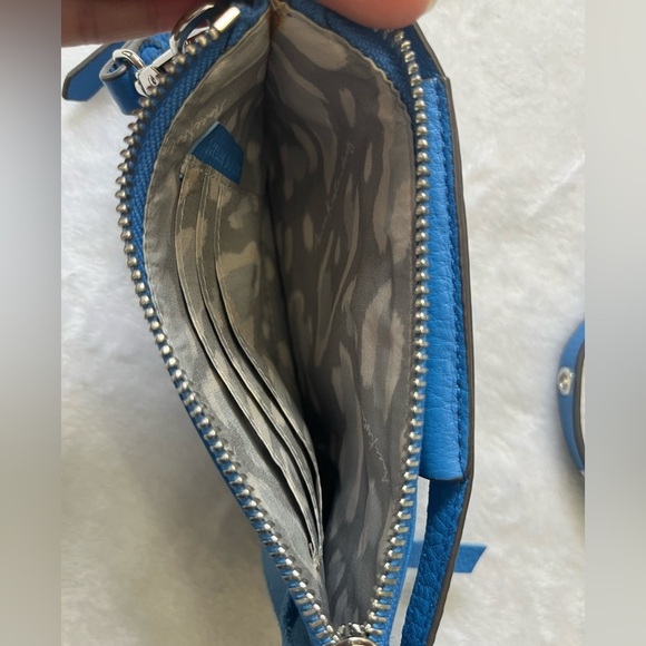 Aimee Kestenberg Leather Phone Crossbody Bag Bright Blue - Picture 7 of 15